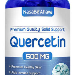 Nasabeahava Quercetina Pura 500mg Suplemento 200 Cápsulas Qu