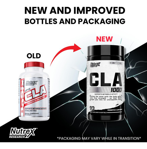 Nutrex Cla 90 Soft Gels - 1000 Mg De Mistura Ativa De Ácido - Imagem 2