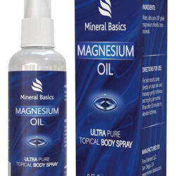 Básico Mineral, Spray De Óleo De Magnésio Puro - 8 Fl Oz - S
