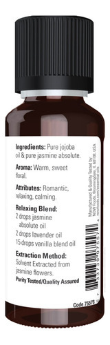 Now Foods Mistura Óleo Jasmim Absoluto 30ml + Porta Cápsulas - Imagem 2