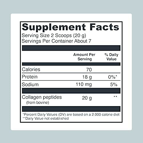 Peptídeos De Colágeno Em Pó De Proteína Vital, 5 Onças, De - Imagem 2