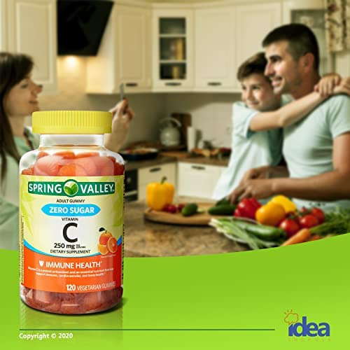 Suplemento Dietético De Gomas De Vitamina C De Spring Valley - Imagem 5
