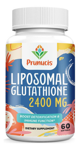 2400mg Glutationa Lipossomal, L-glutationa Reduzida, Supleme