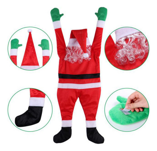 R Adequado Para Decoração De Papai Noel Em Portas E Janelas - Imagem 3