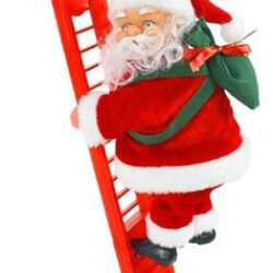 Papai Noel De Brinquedo Sobe E Desce Escadas Musicais