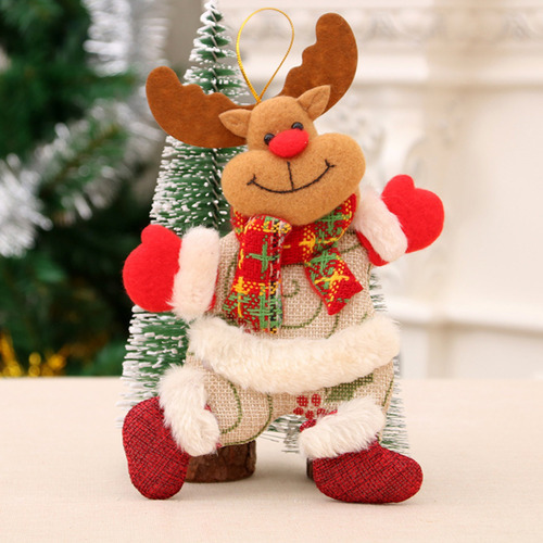 Decoração De Natal, 4 Peças De Enfeites, Presente, Papai Noe - Imagem 6