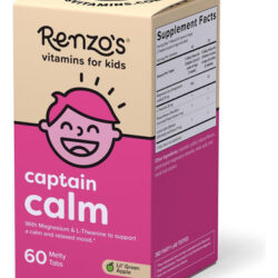 Renzos Captain Calm, Suplemento Infantil De Magnésio Com L