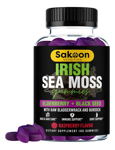 Sakoon Nutrition Gomas De Musgo Do Mar Irlandês E Óleo De Se