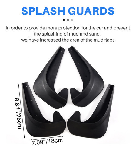 Guarda-lamas Universais Mud Flaps Flap Guards Guarda-lamas C - Imagem 7