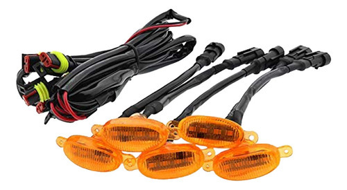 Zz 5 Unidades De Luz De Grade Led Para Pára-choque