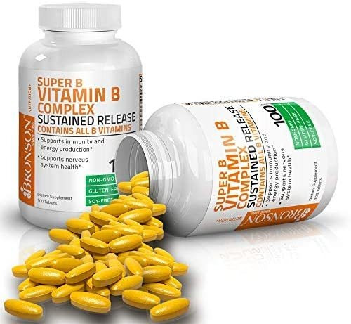 Bronson Super B Vitamina B Complexo De Liberação Lenta Sust - Imagem 7