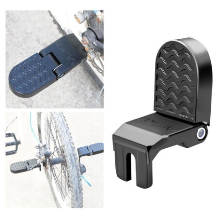 2 Peças Pedais Traseiros De Bicicleta Leves Pedaleira 10 Mm - Imagem 5