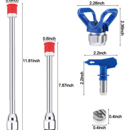 10 Unidades De Bicos De Pulverização Reversíveis Airless Spr - Imagem 7
