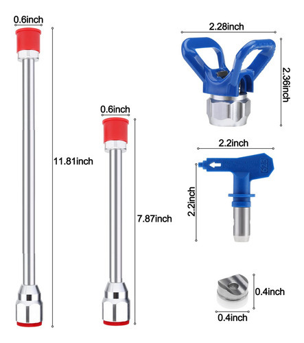 10 Unidades De Bicos De Pulverização Reversíveis Airless Spr - Imagem 7