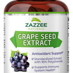 Suplemento De Extrato De Semente De Uva Zazzee 20.000 Mg 180