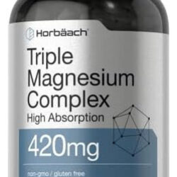 Complexo Triplo De Magnésio | 420mg | 250 Cápsulas | Óxido D