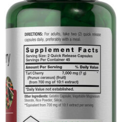Extrato De Cereja Azeda Horbäach 7000mg | 90 Cápsulas | Supl