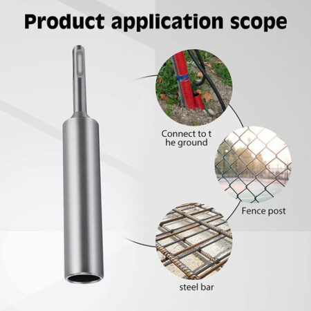 Adaptador Sds Sds Plus Ground Rod Driver Hammer Drill Ground - Imagem 2