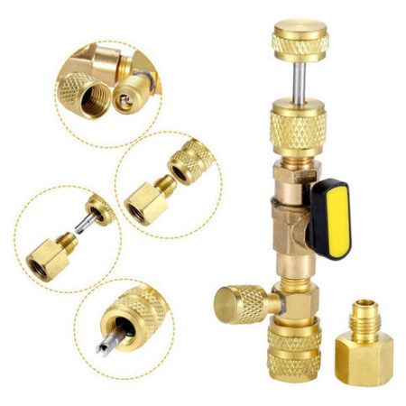 Ferramenta Hvac Valve Core Remover Dual 1/4  E 5/16 Port - Imagem 5
