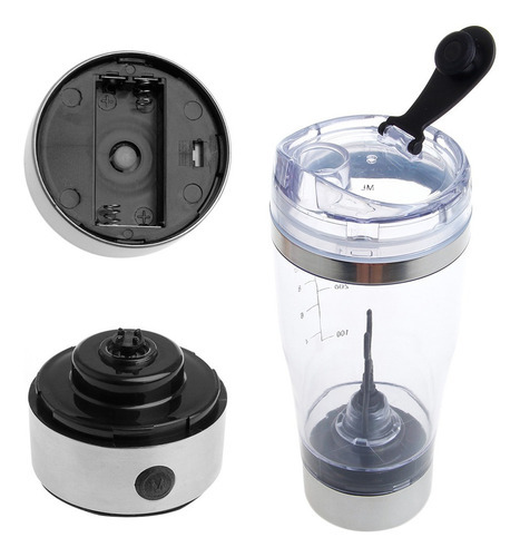 450ml Bpa Protein Shaker Garrafa De Água Elétrica Mistura Au - Imagem 3
