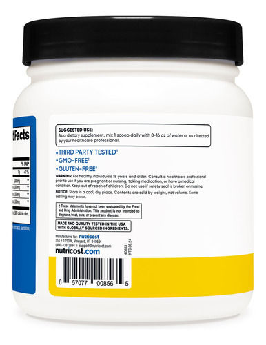 Bcaa Em Pó Nutricost Sabor Abacaxi 60 Porções - Imagem 5