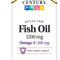 Óleo De Peixe Do Século 21, 1200 Mg De Cápsulas Gelatinosas