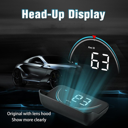 M8 Hud Head Up Hud Display De De De Velocidade Para-brisa Do - Imagem 3