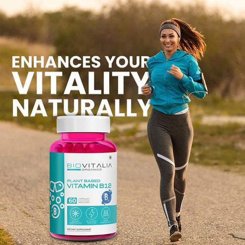 Biovitalia Vitamina B12 Cápsulas De Metilamina Suplemento De - Imagem 5
