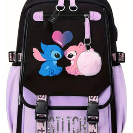 Mochila De Grande Capacidade 2024 New Series Stitch W1 - Imagem 17