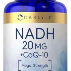 Suplemento Carlyle Nadh 20mg | Com Coq10 | 60 Cápsulas | Me