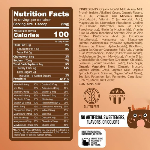 Chocolate Kids Daily Essentials, Shake De Proteína Infantil - Imagem 3