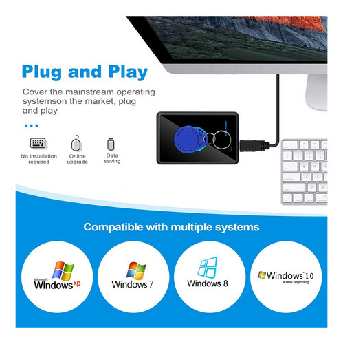 Copiadora Rfid Nfc De 13,56 Khz Key Fob Nfc Reader Writer 13 - Imagem 7