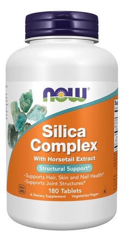 Now Foods Supplements, Complexo De Sílica Com Extrato De Cav