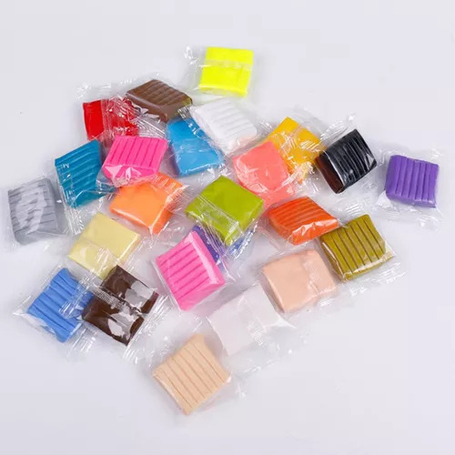 Presente: 24 Cores, Argila, Brinquedo Diy, Educação Infantil - Imagem 5