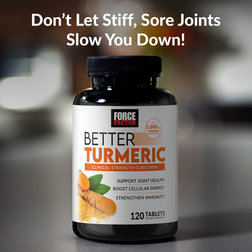 Suplemento Force Factor Better Turmeric Joint Support 120 Ta - Imagem 6