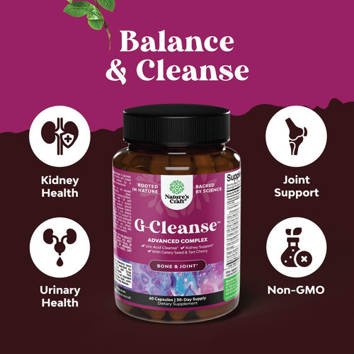 Suplemento De Suporte De Ácido Úrico Gcleanse - Suplemento D - Imagem 4