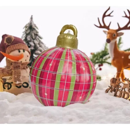 Bola Inflável Do Decoração Do Pvc Do Natal Gigante 80cm - Imagem 16
