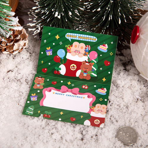 Cartões De Decoração De Natal, Desenhos Animados, Raspadinha