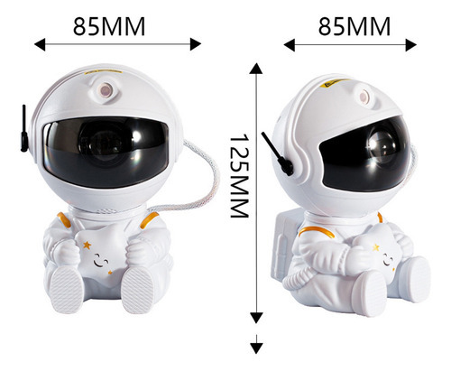 Projetor P1astronaut Led Night Light Starry Projectors Lamp - Imagem 7