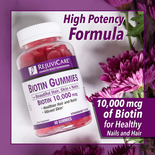 Windmill Health Products Rejuvicare Biotin Gummies - 10.000m - Imagem 2