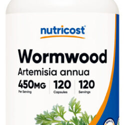 Suplemento Nutricost Wormwood Capsules 450 Mg 120 Cápsulas