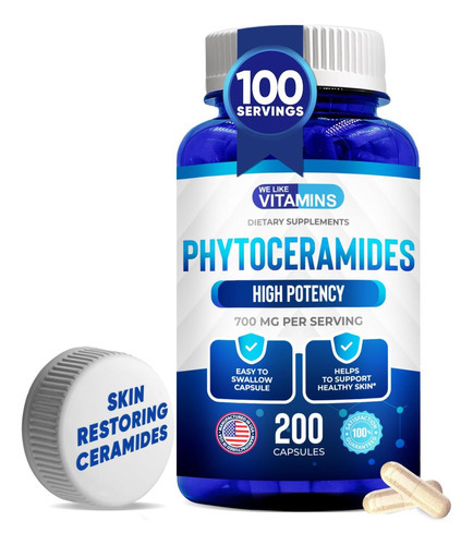 Gostamos De Vitaminas Fitoceramidas 700 Mg - 200 Cápsulas To