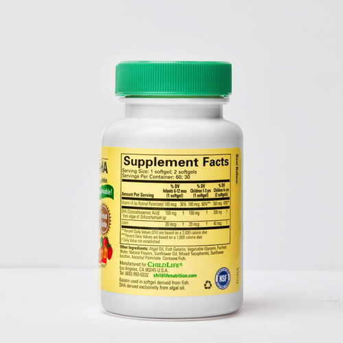 Childlife Essentials Algae Dha Para Crianças - Suplemento De - Imagem 3