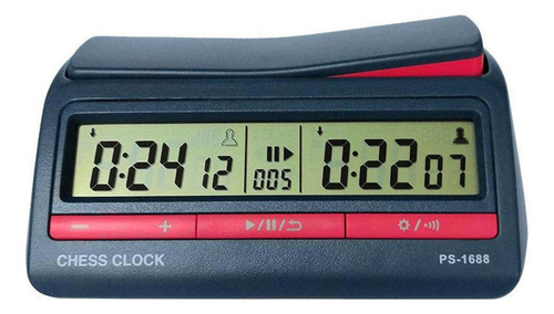 Torneio Digital Portátil Relógio De Xadrez Jogo Timer Board - Imagem 9