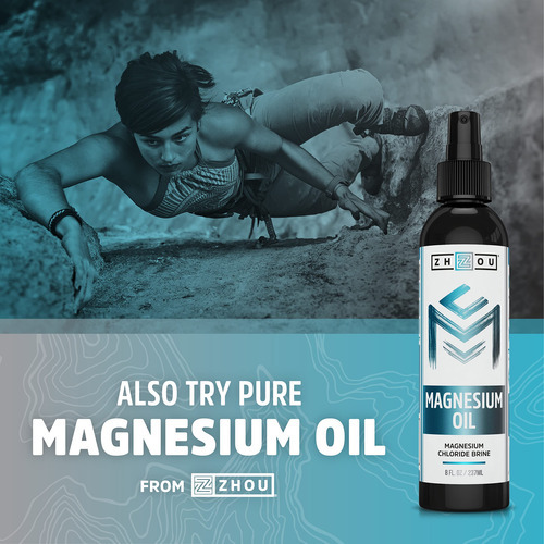Suplemento Complexo De Glicinato De Magnésio Zhou 350 Mg 180 - Imagem 5