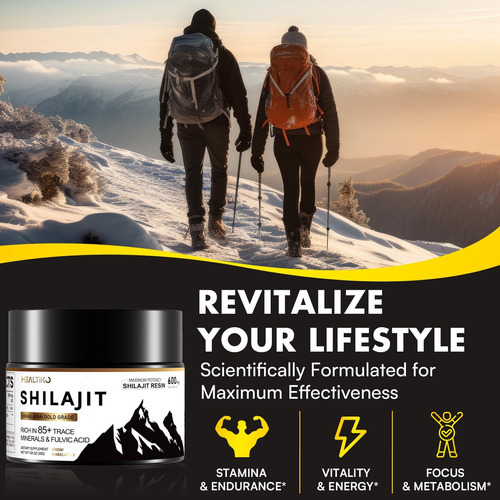Resina Shilajit, Himalayan Shilajit Pure Himalayan Organic - - Imagem 5