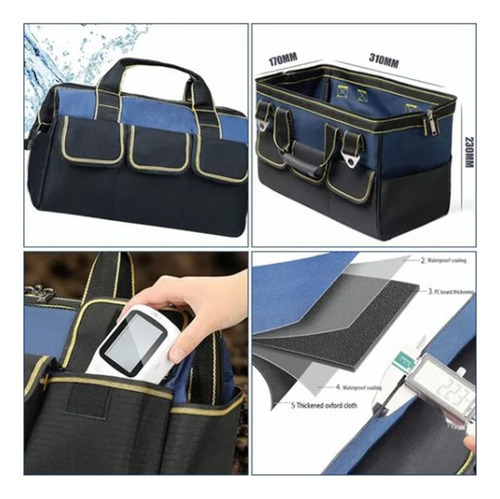 49% Off Bolsa De Ferramentas De Tecido Oxford Resistente Ao - Imagem 2