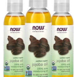 Óleo De Jojoba Now Foods 118ml Orgânico 3un