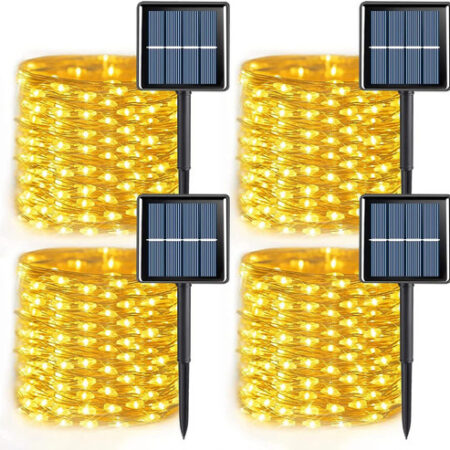 Luzes De Fadas Alimentadas Por Energia Solar De Natal De 40m — foto 1