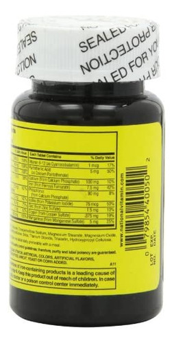 Natures Blend Nat B Multivitamin & Min Tb, Sortido, 100 Un - Imagem 4
